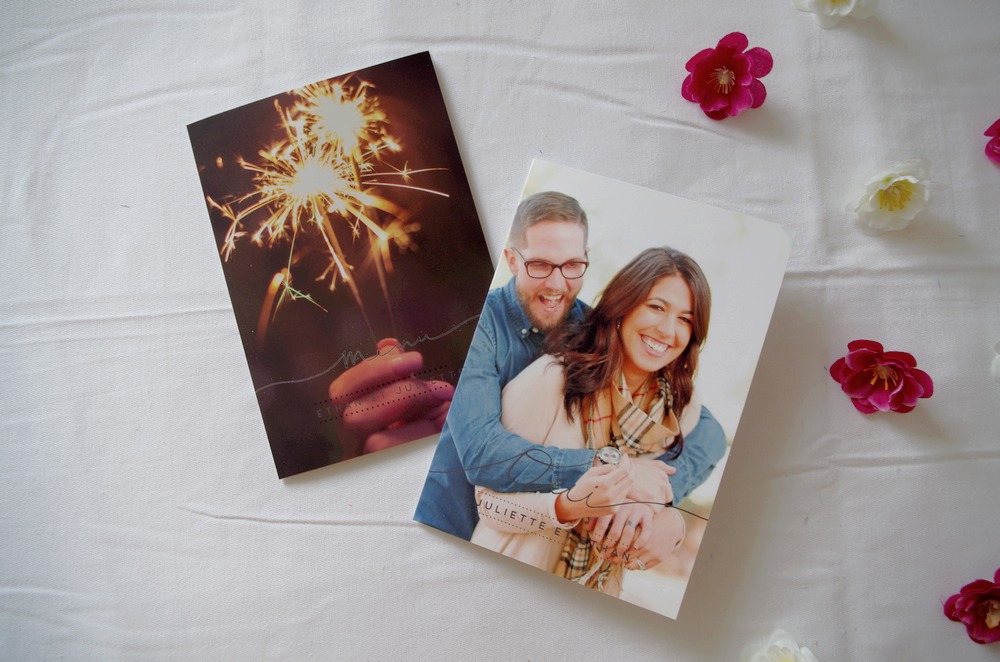 Cartes de mariage personnalisées