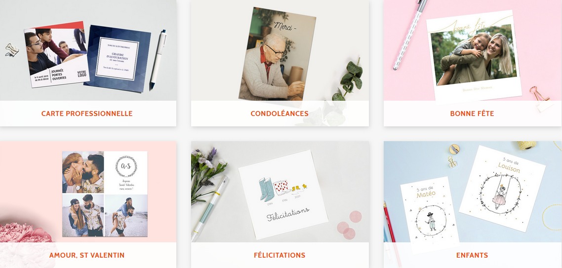 Les différents types de cartes personnalisées
