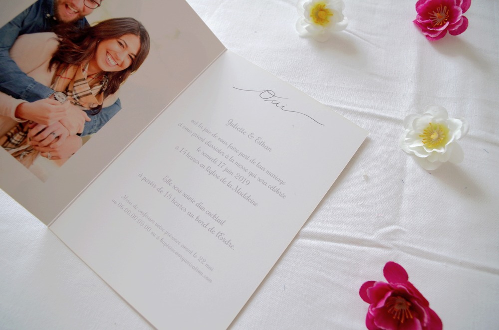 Invitation de mariage