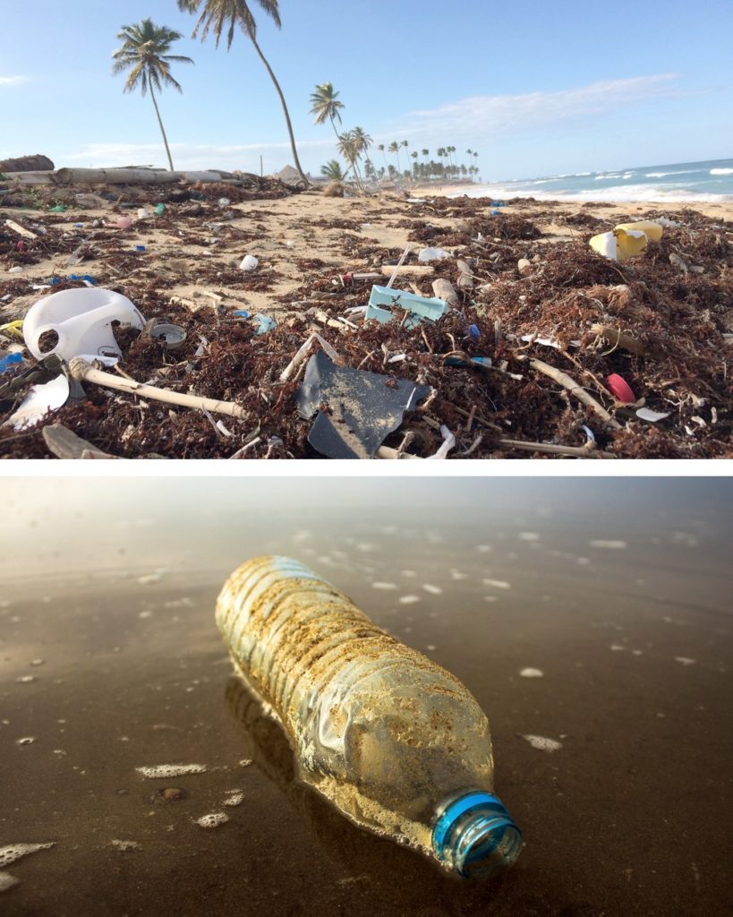 plastique dans la mer