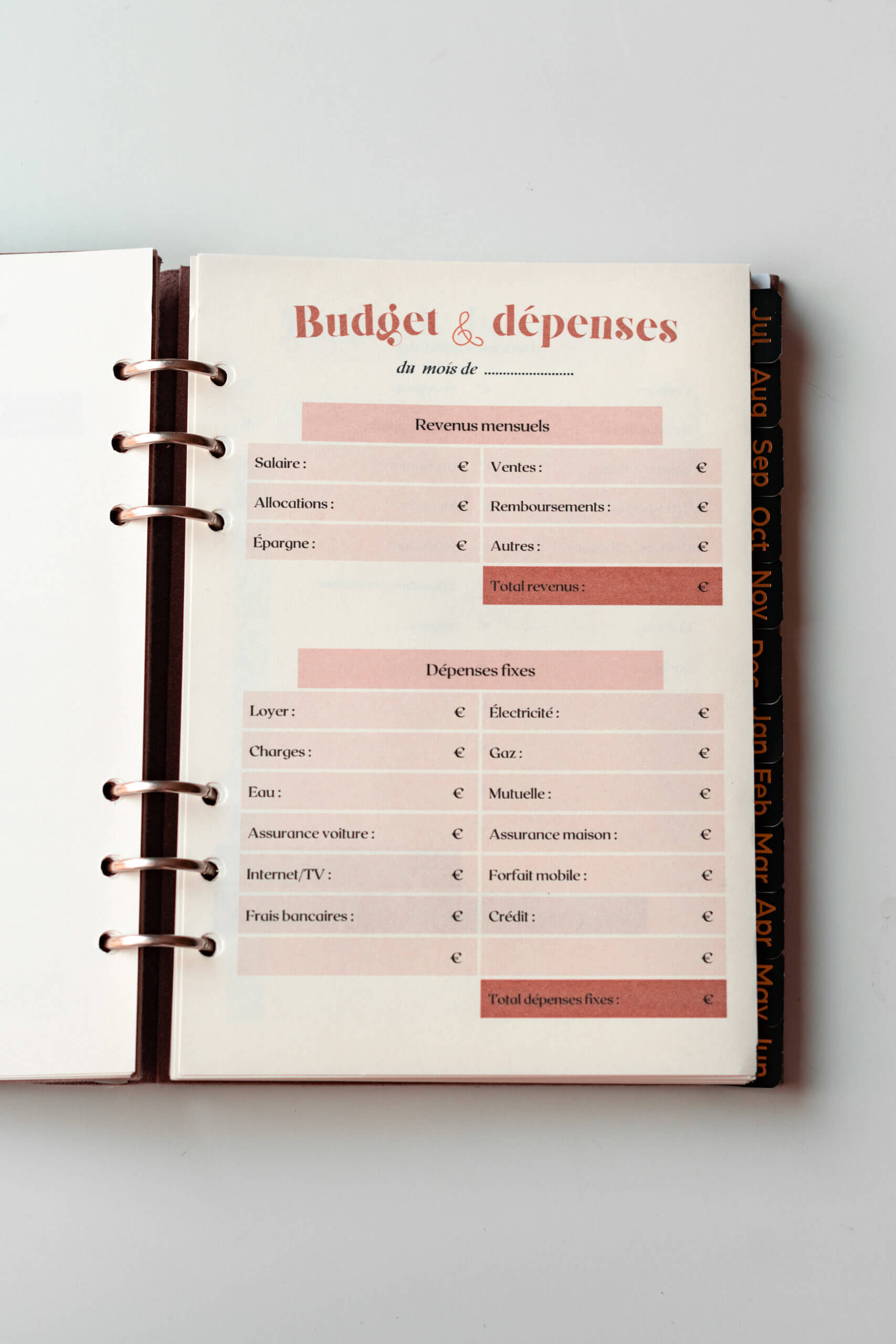 budget et dépenses