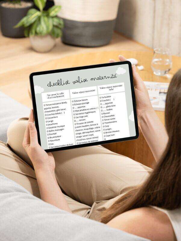 checklist valise maternité